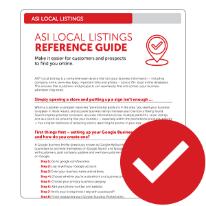 Local Listings Reference Guide