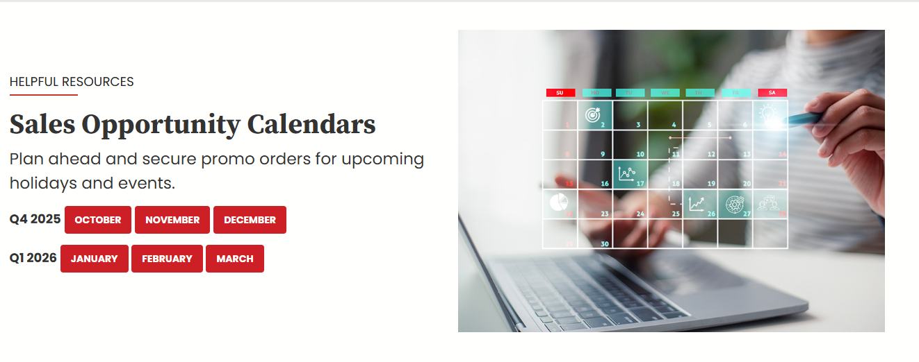 Sales Opportunity Calendars