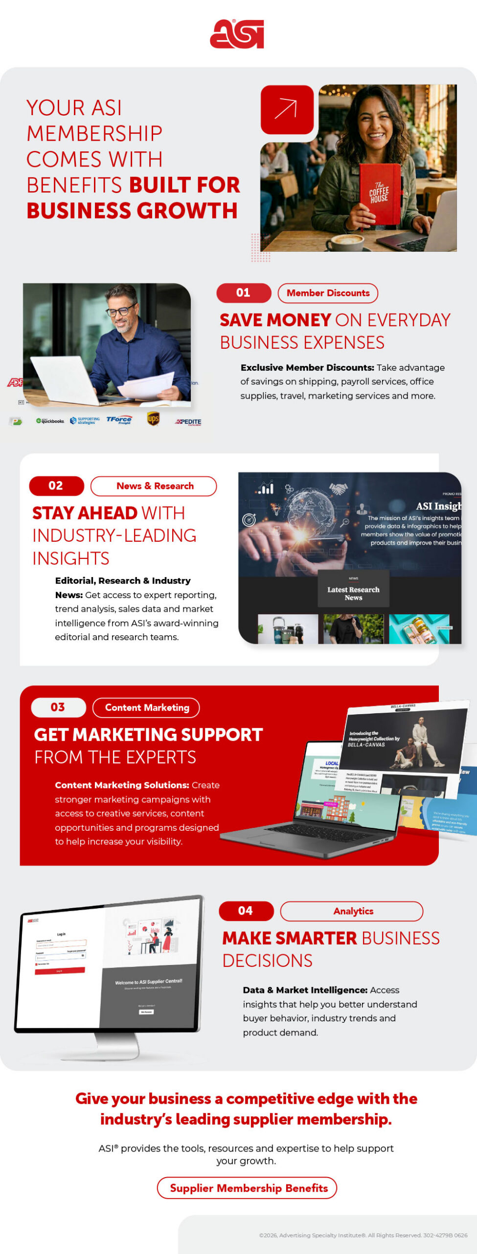 ASI Supplier Membership Benefits